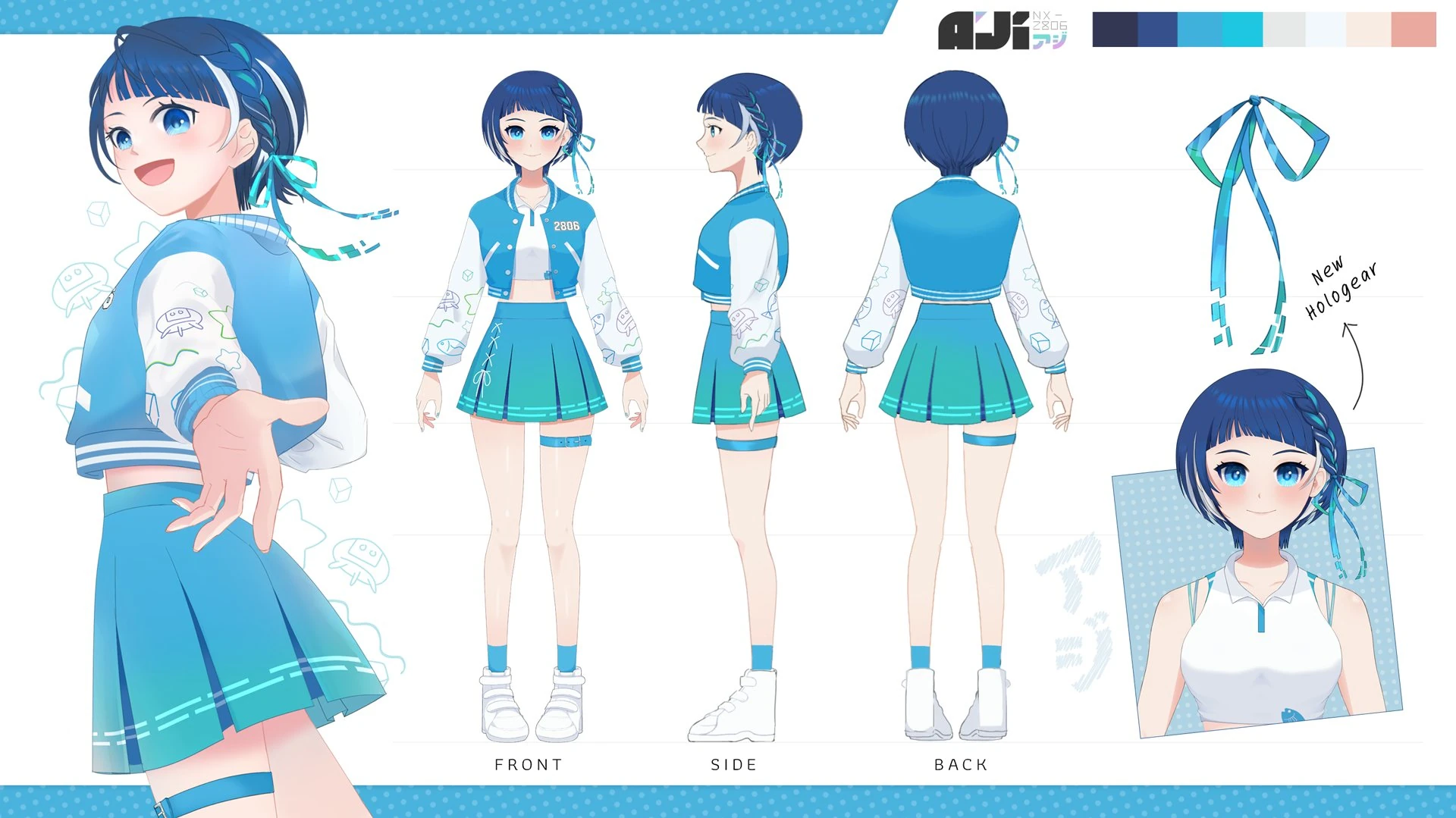 Second outfit - Reference sheet