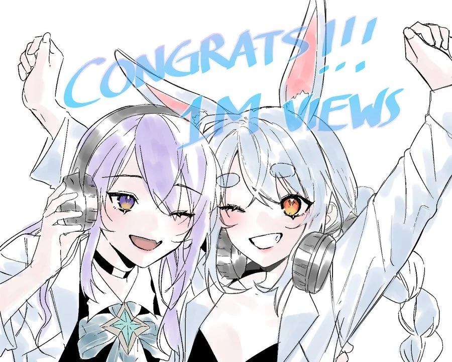 Turing Love 1 Million Views Illustration<br>by Hieh