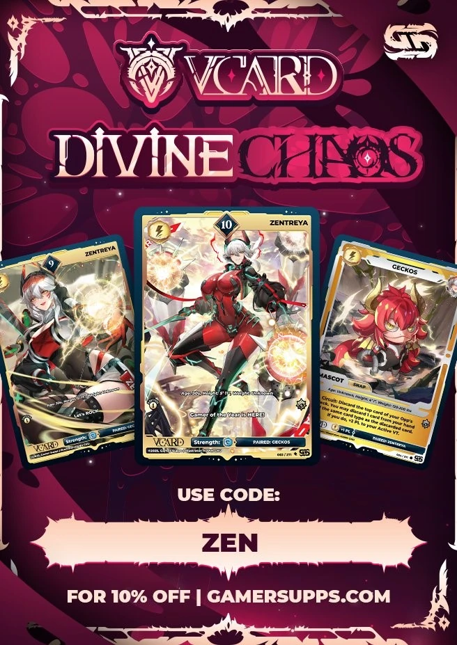 Zentreya Divine Chaos V-Card set, Illistrated by HanhChu