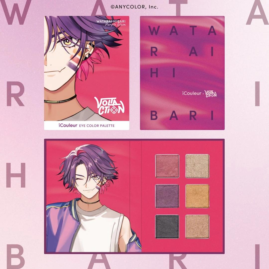 VOLTACTION × iCouleur Collaboration - Watarai Hibari Palette