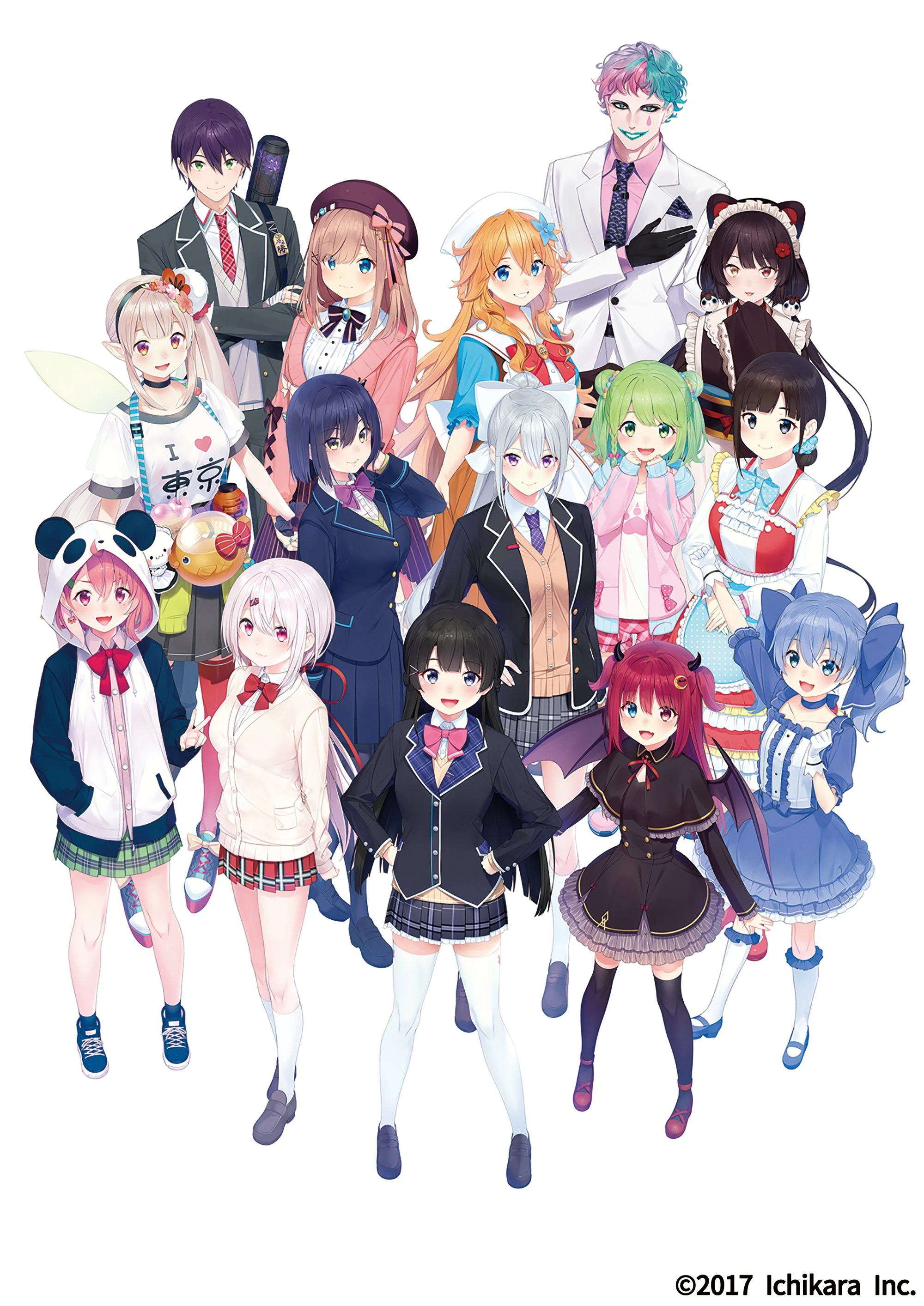 Virtual to LIVE in Ryogoku Kokugikan 2019 key visual<br>by Nezumidosi
