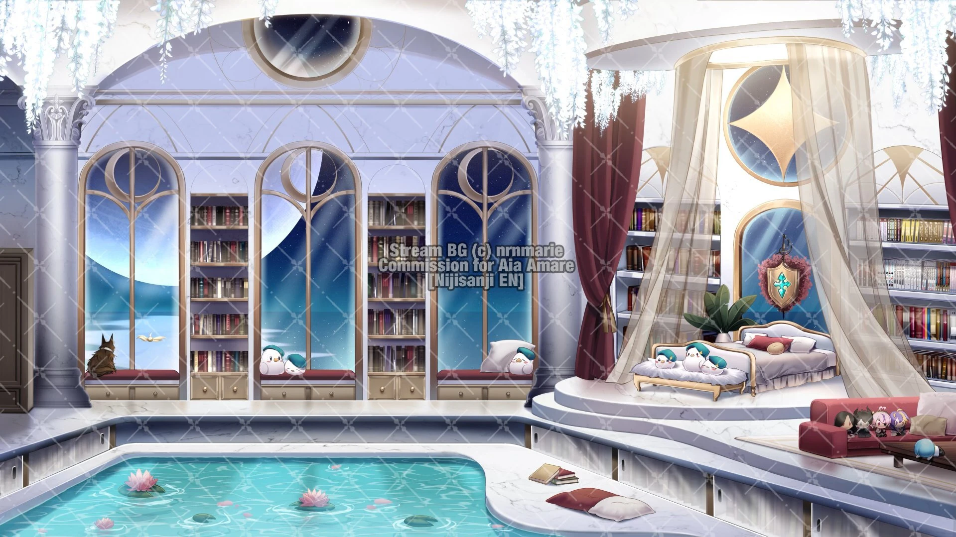 Room Background (Night Version) by Marie