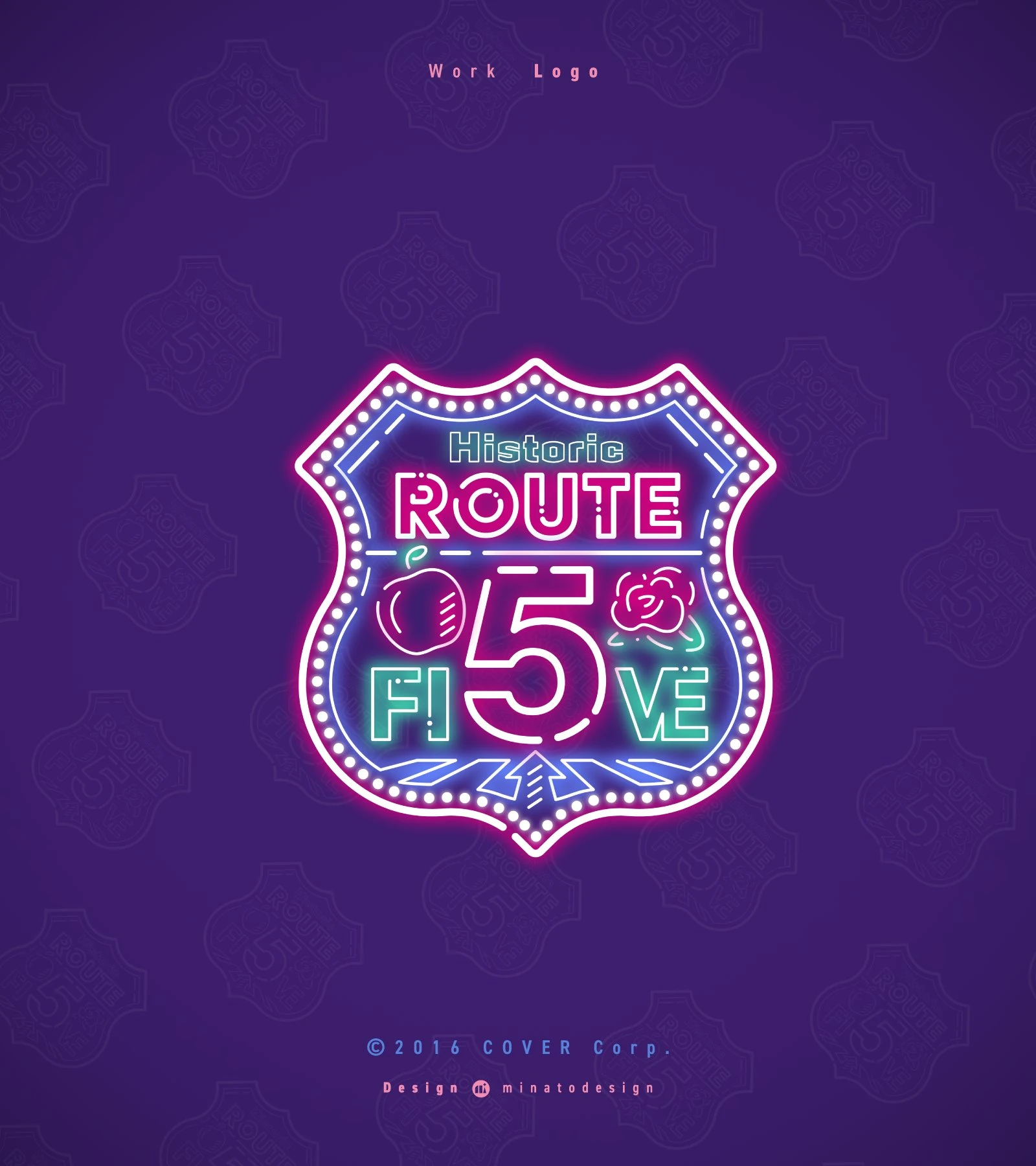 Fifth Anniversary Logo<br>by Minato Design