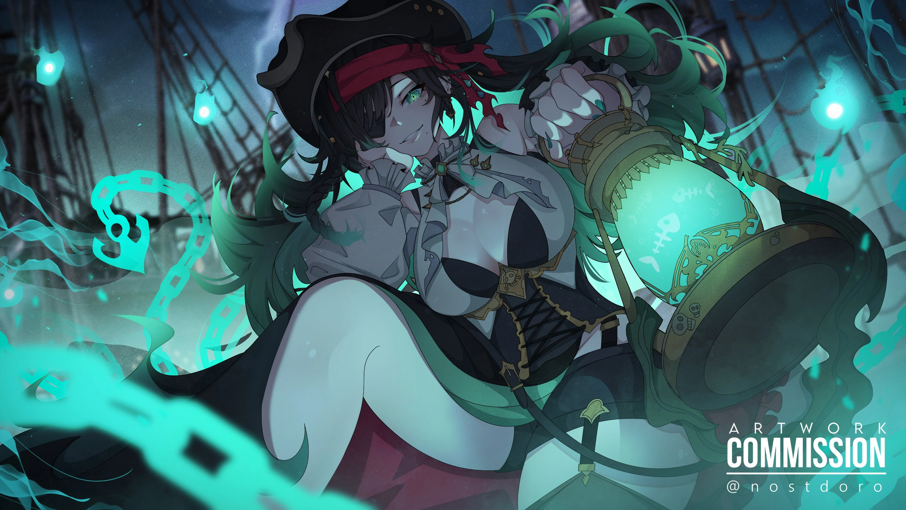 Starting Screen Illustration by Nostee