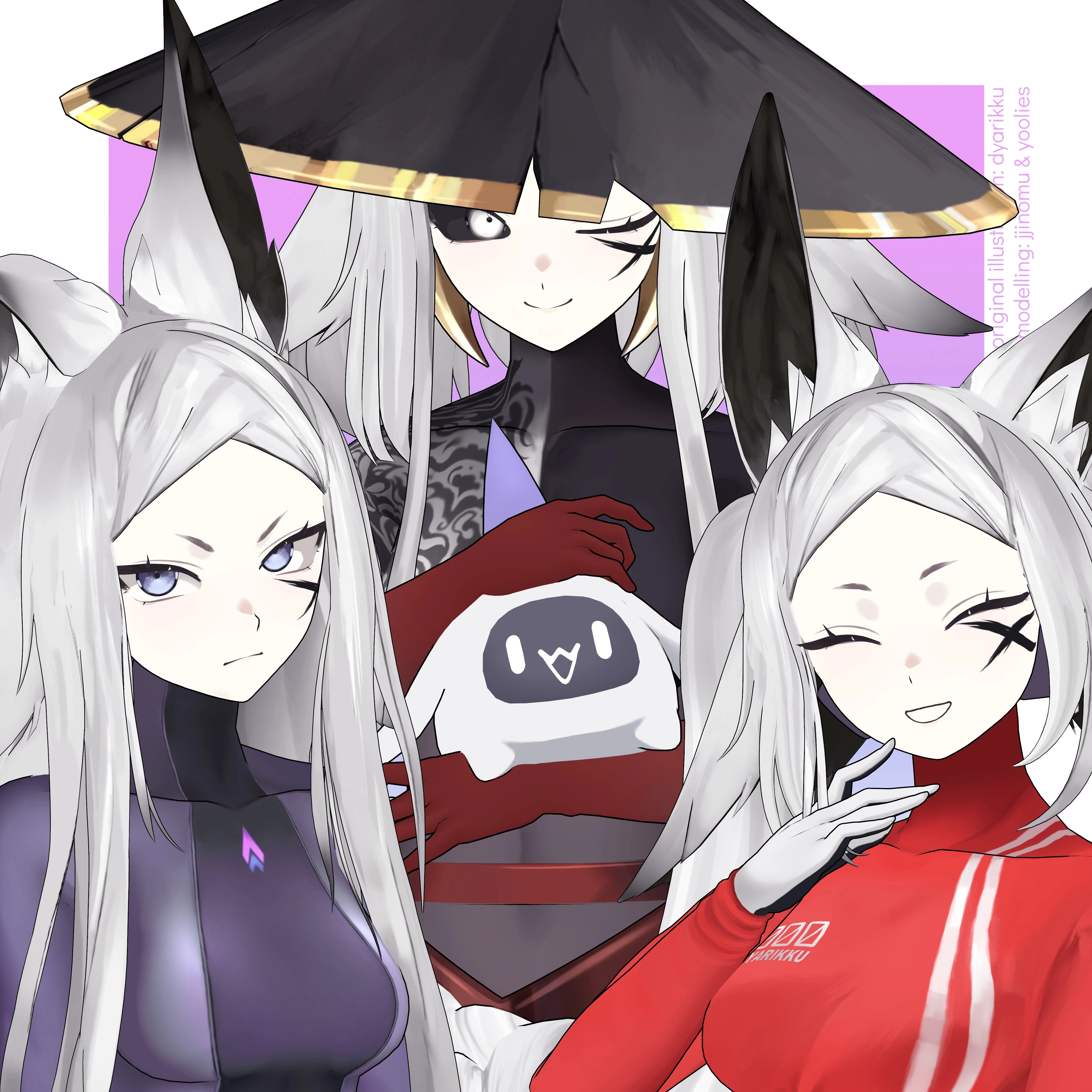 DyaRikku Three 3D Models 2 by jjinomu