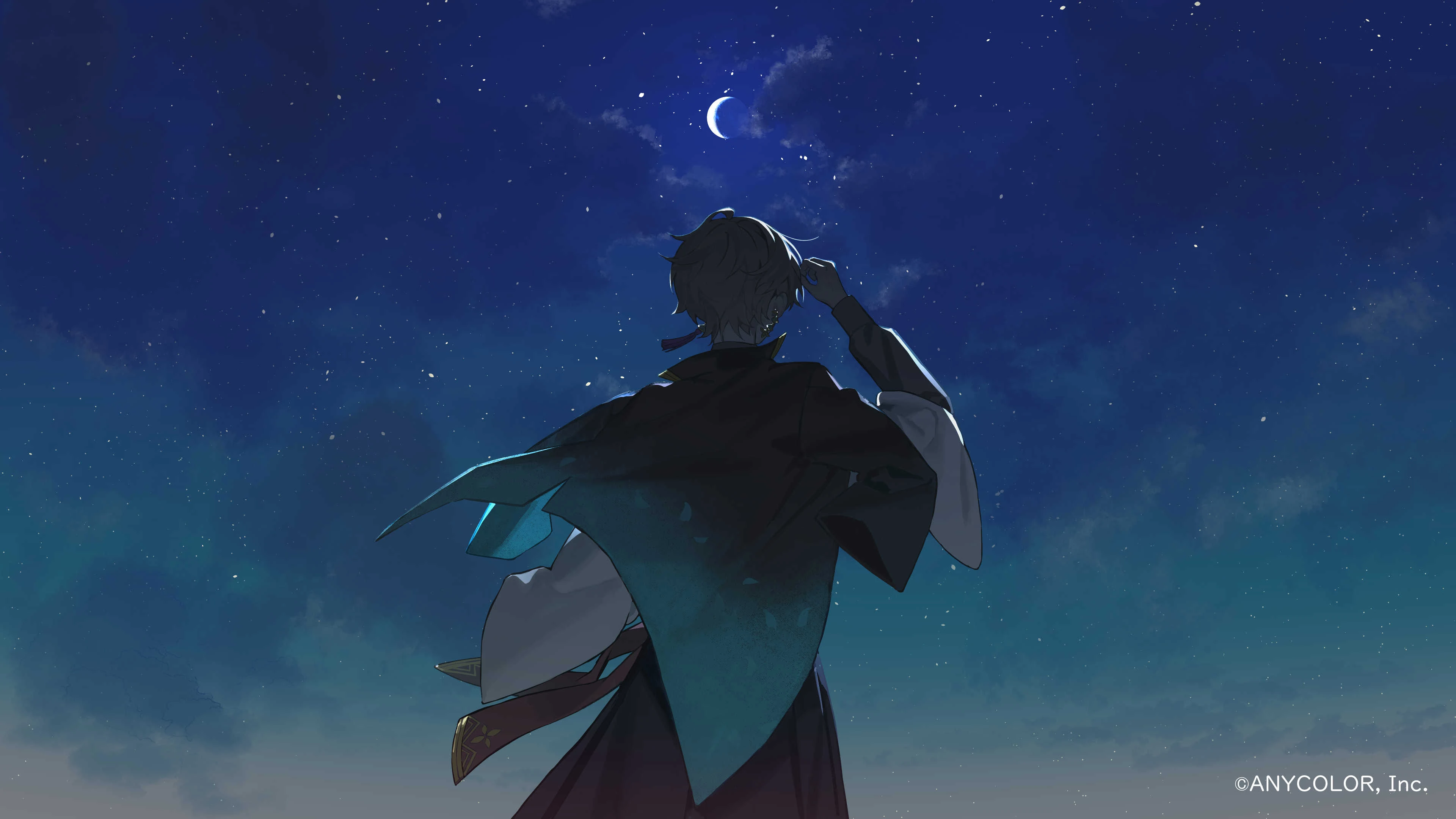 Tsuki Ga Kirei Da. MV Illustration <br> by Amadori