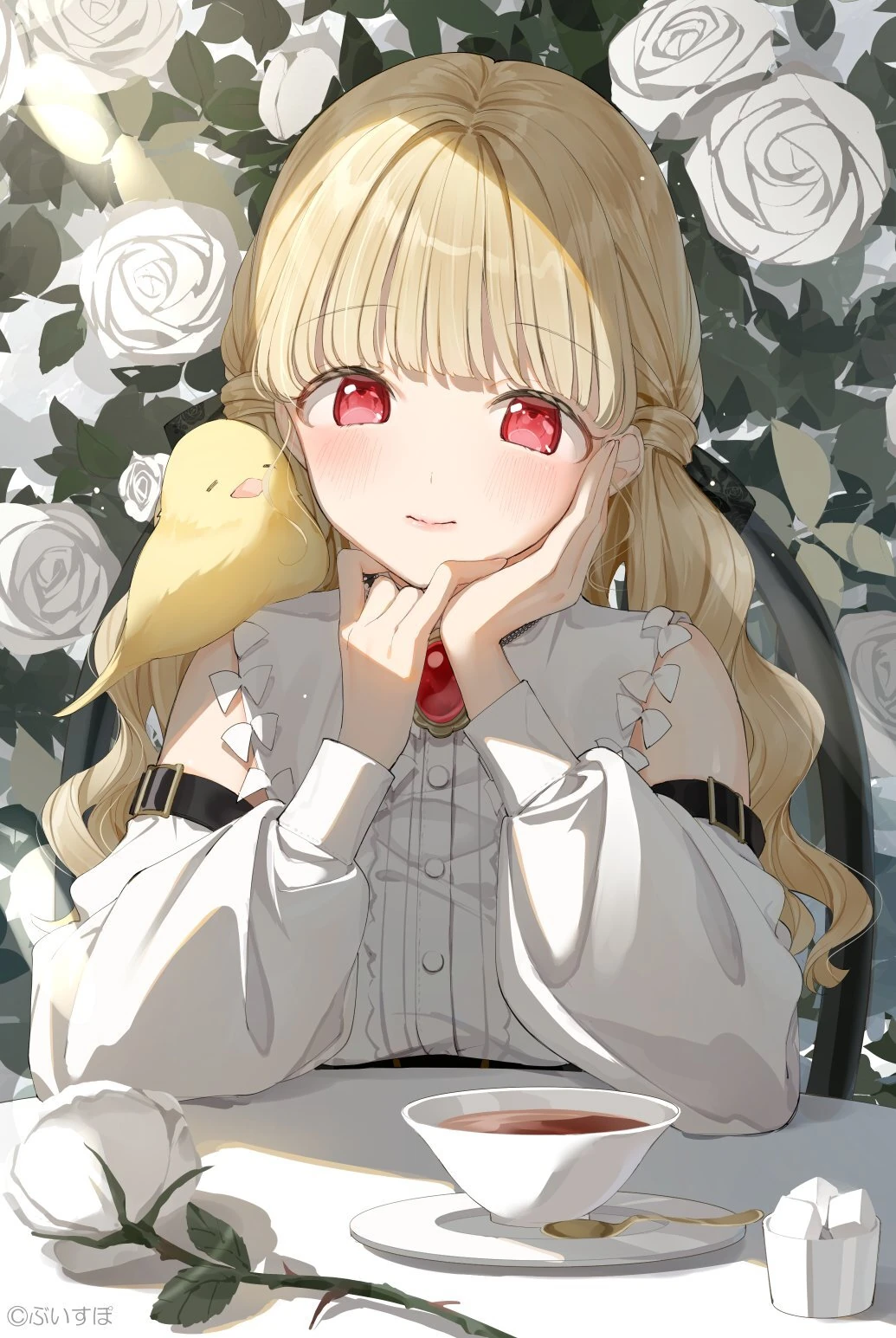3rd Anniversary Tapestry and Postcard<br>by [https://twitter.com/ppp_usagi_/status/1517056179540615168 Kinako]