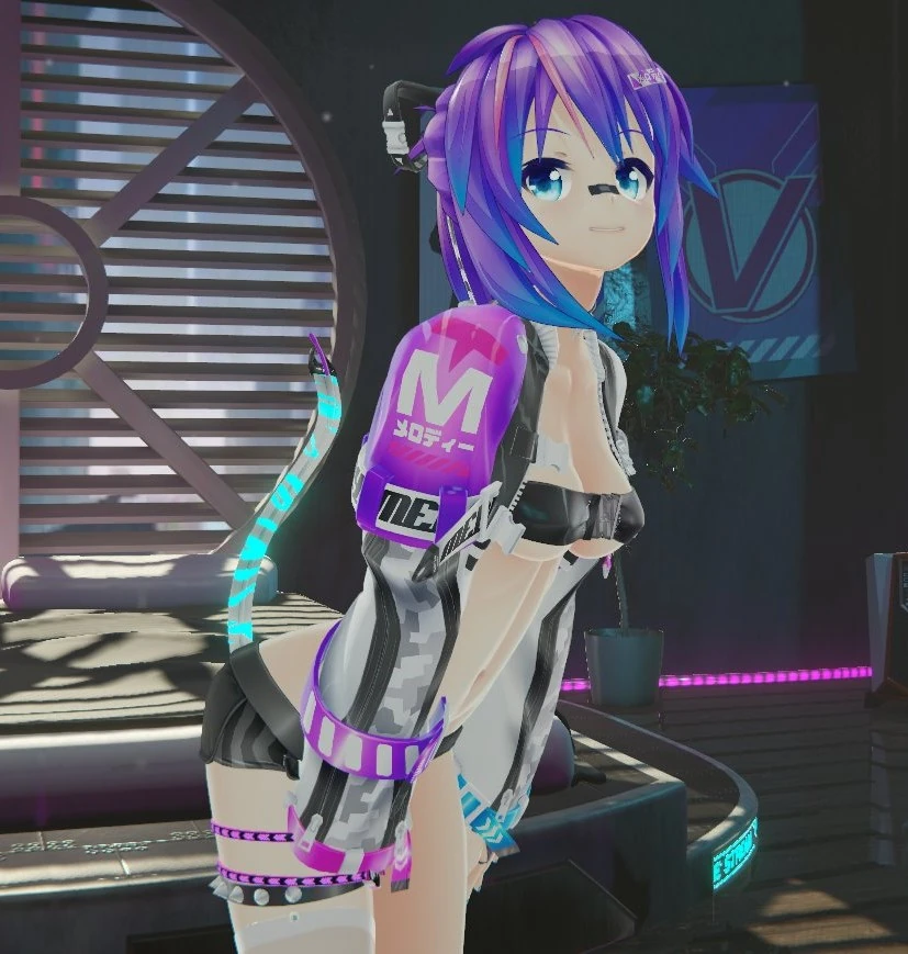 Melody has a "tail"