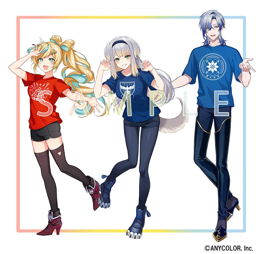 NijiFes 2025 Tshirt Illustration by Meji