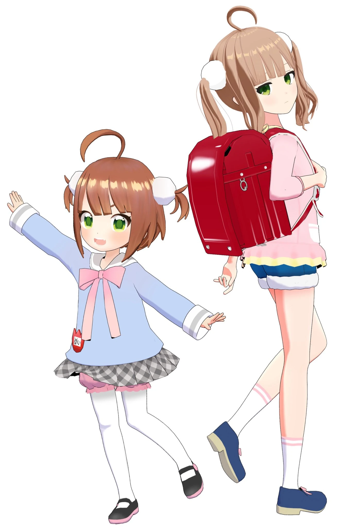 The Osanai Sisters, [[Osanai Mei|Mei]] and [[Osanai Ichika|Ichika]]