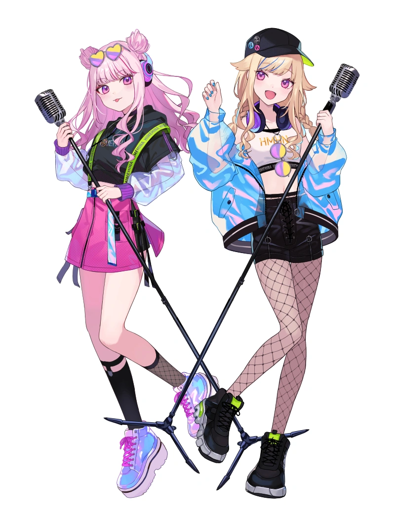 HIMEHINA POP UP SHOP in TOWER RECORDS Collab Full Body Illustration by [https://twitter.com/haru_sugar02/status/1693201208037564883 Shugao]