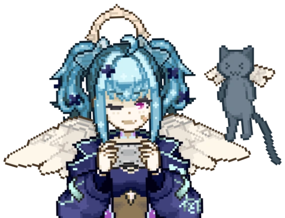 Pixel Model Portrait (featuring Taro)