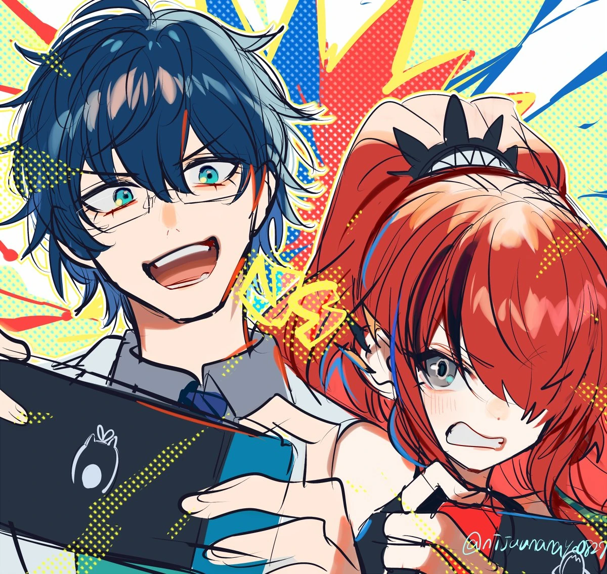Leos Vincent and Lain<br>by Ninahachi