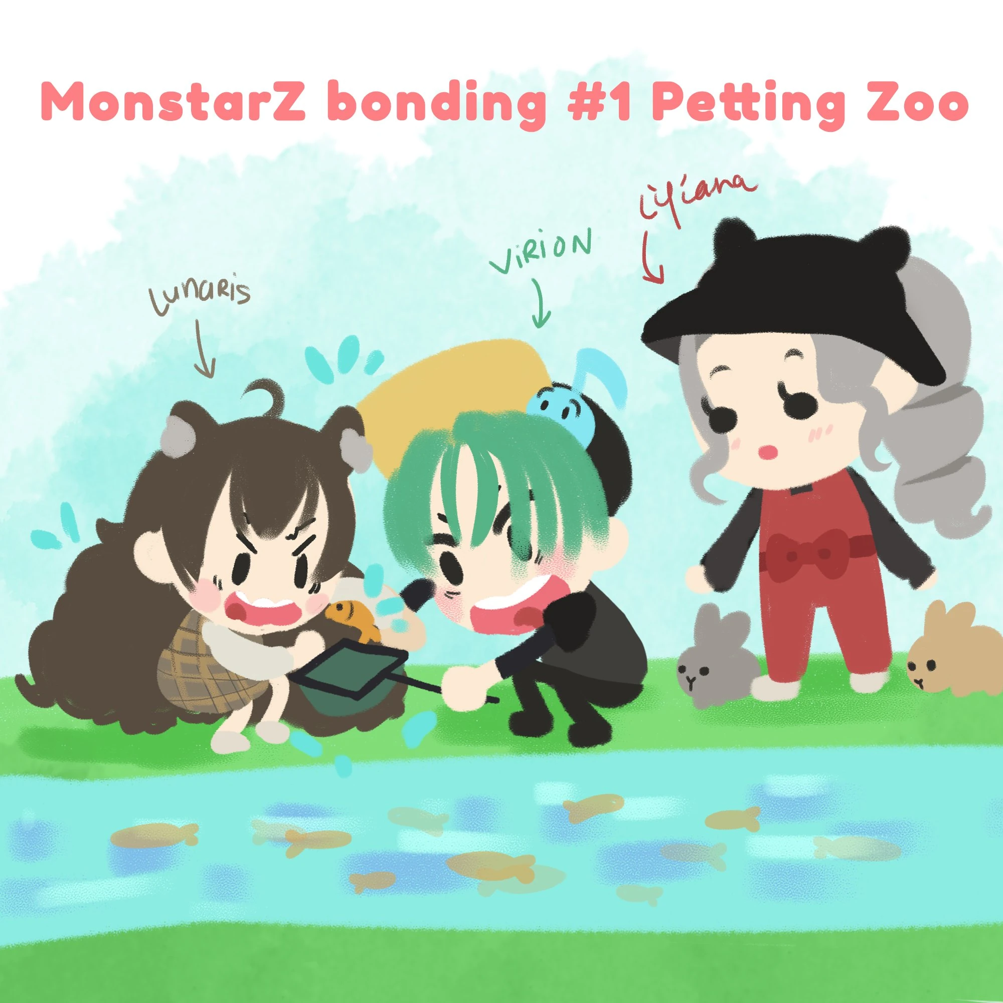 MonstarZ in the petting Zoo