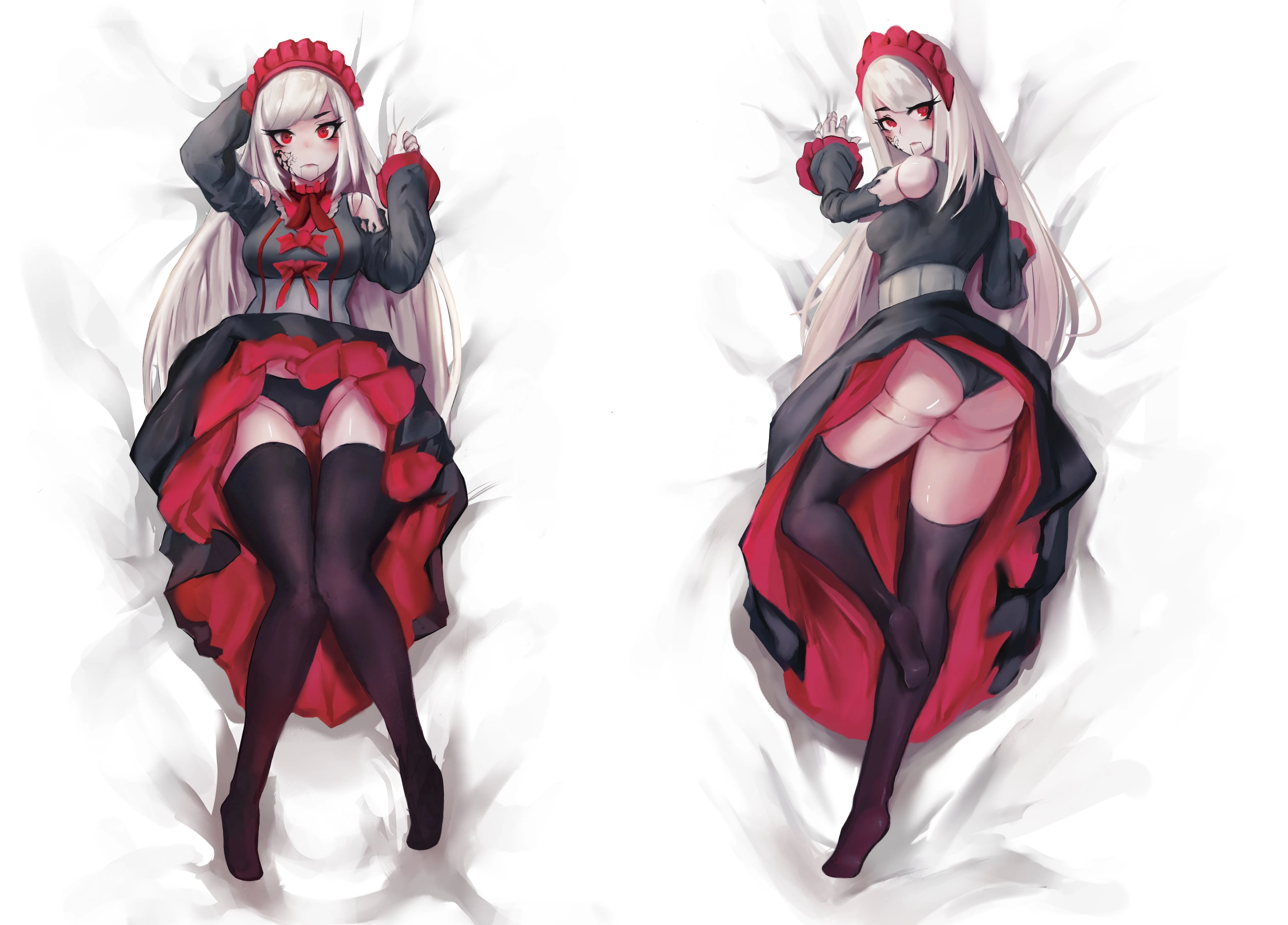 Porcelain Maid Body Pillow by BuniSocks