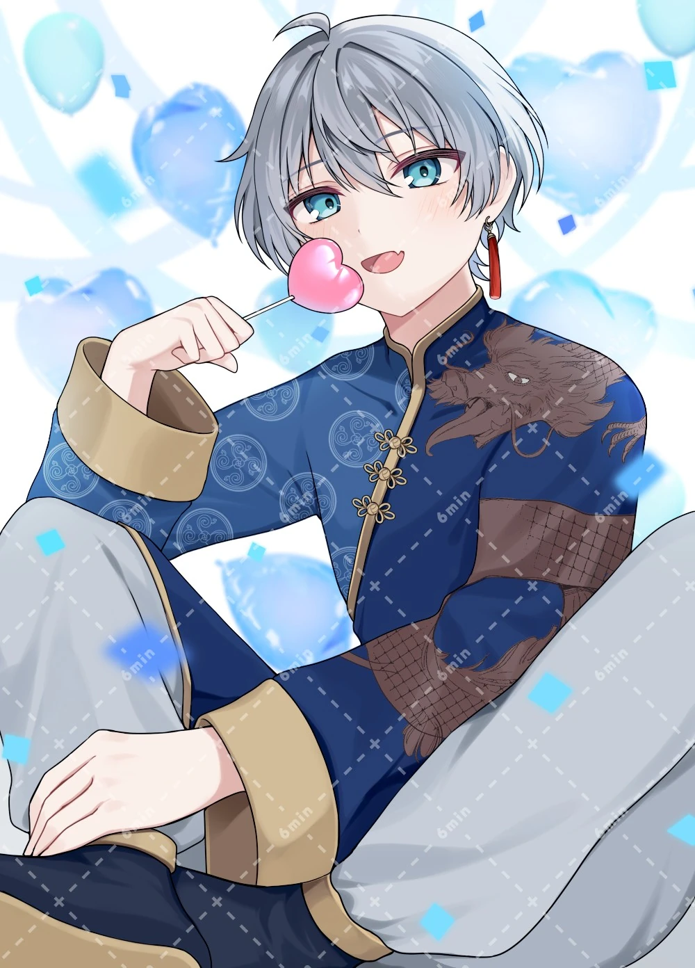 Yukimaru 2025 birthday Illustration by 6min_dayo