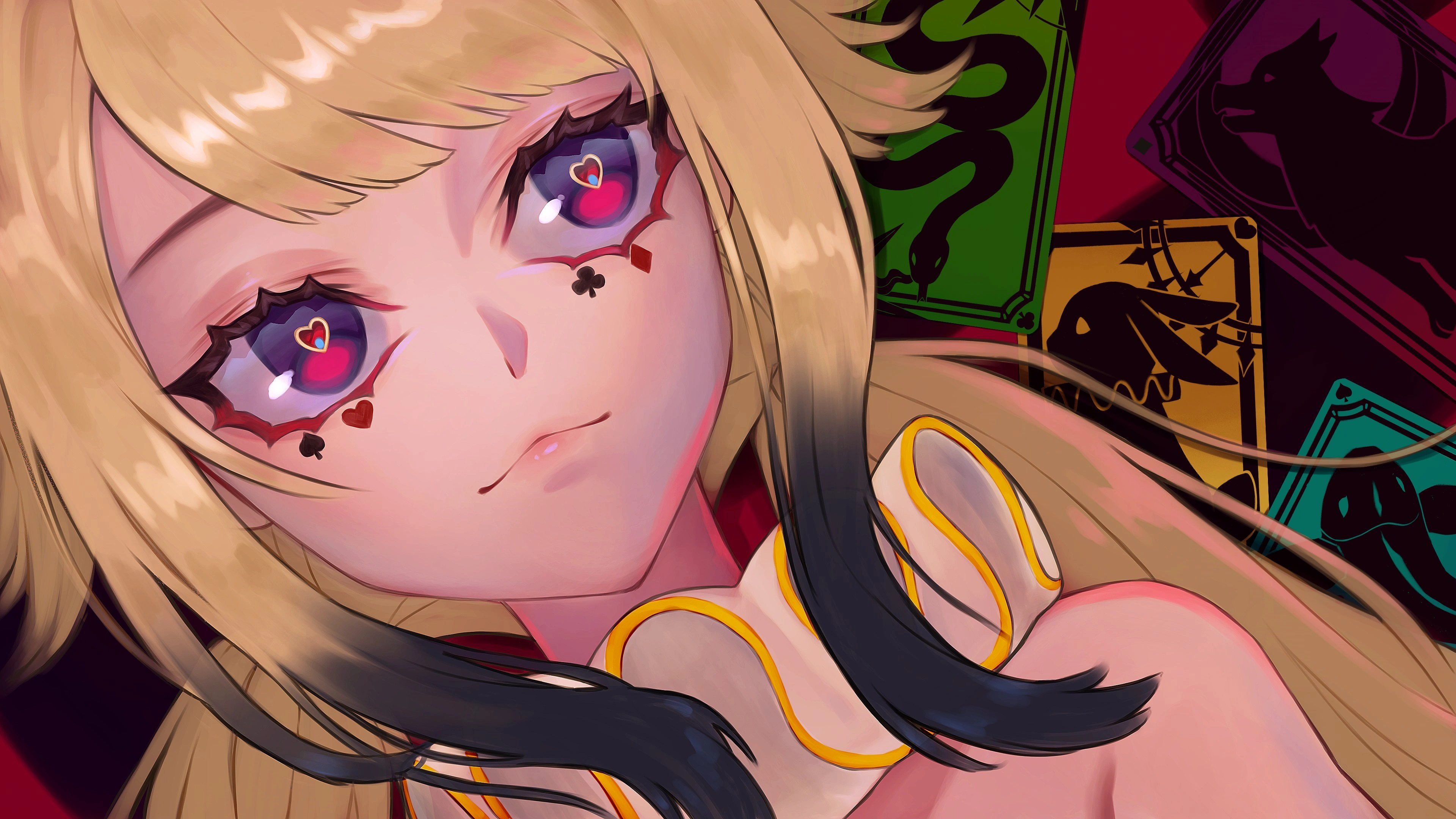 A self-portrait drawn for the model reveal celebration