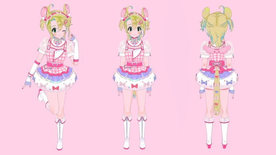 3D Idol Outfit by jinnn