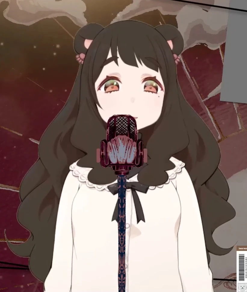 Dark coloured version of default Freya used for the edge-lord karaoke stream