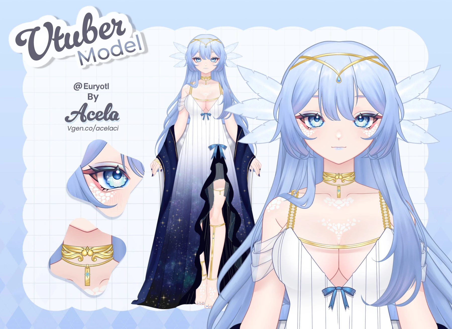 Euryotl Vtuber Model