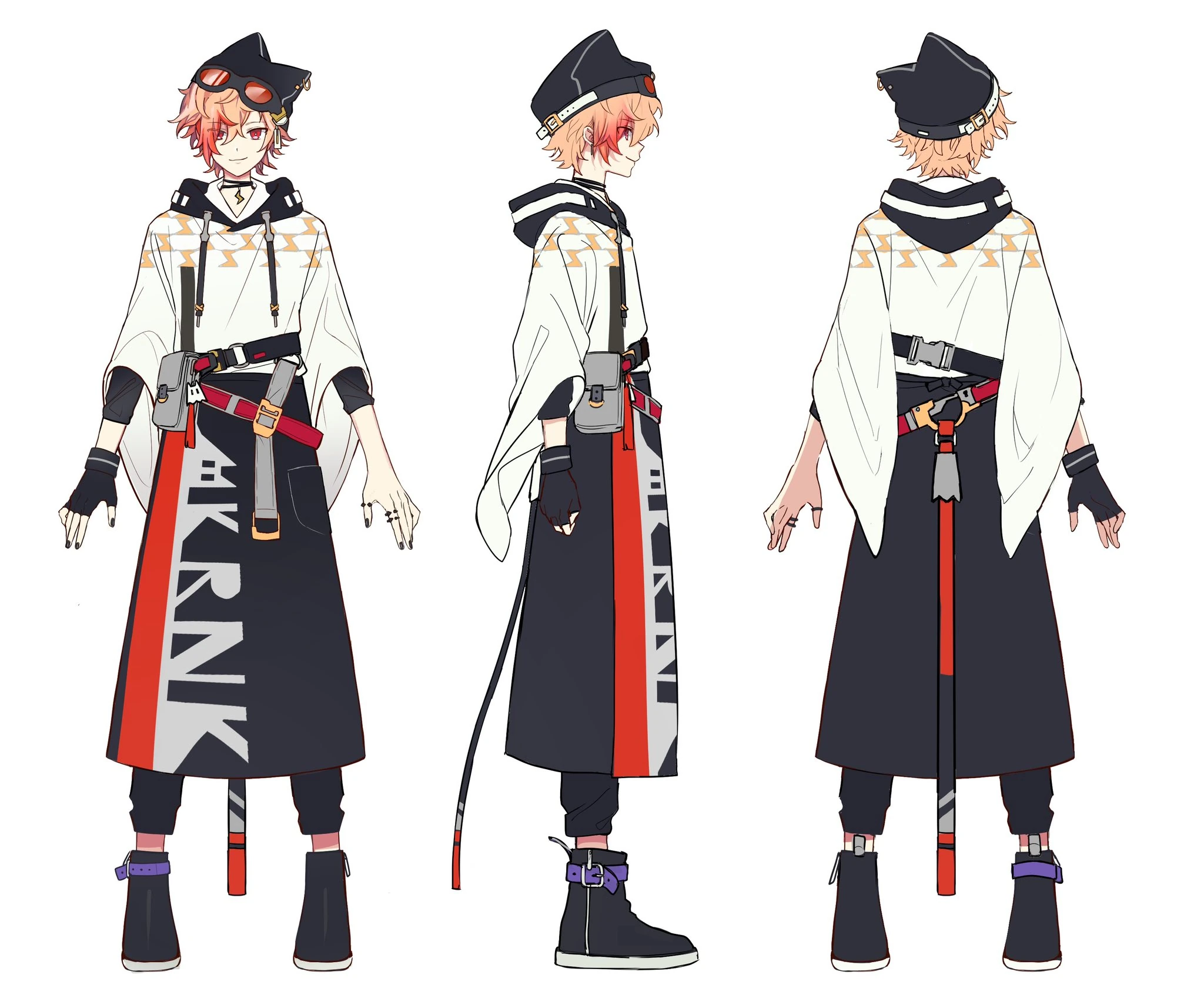 Full 3D model ver 2.0 illustration (Front, Side, Back)
