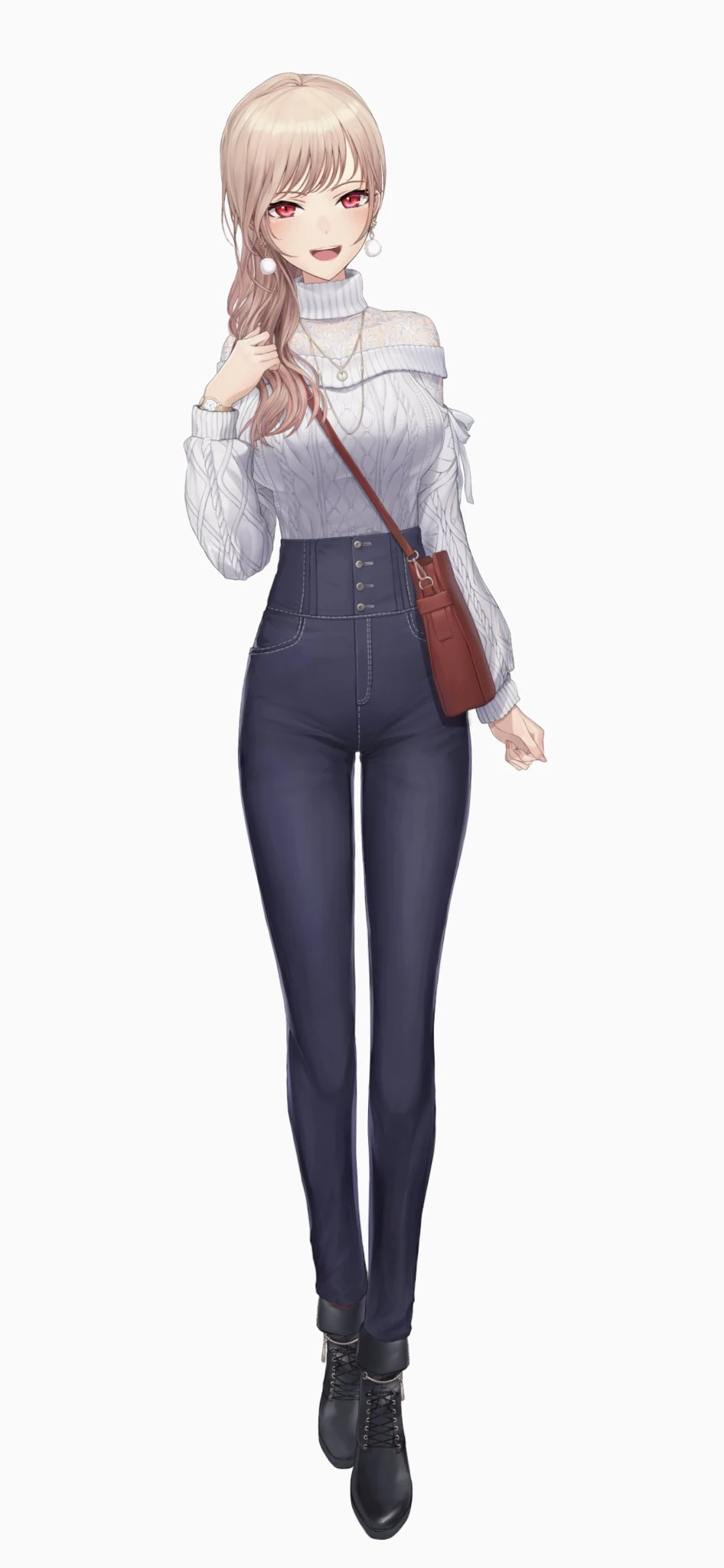 Winter Clothes With Pants and Without Coat