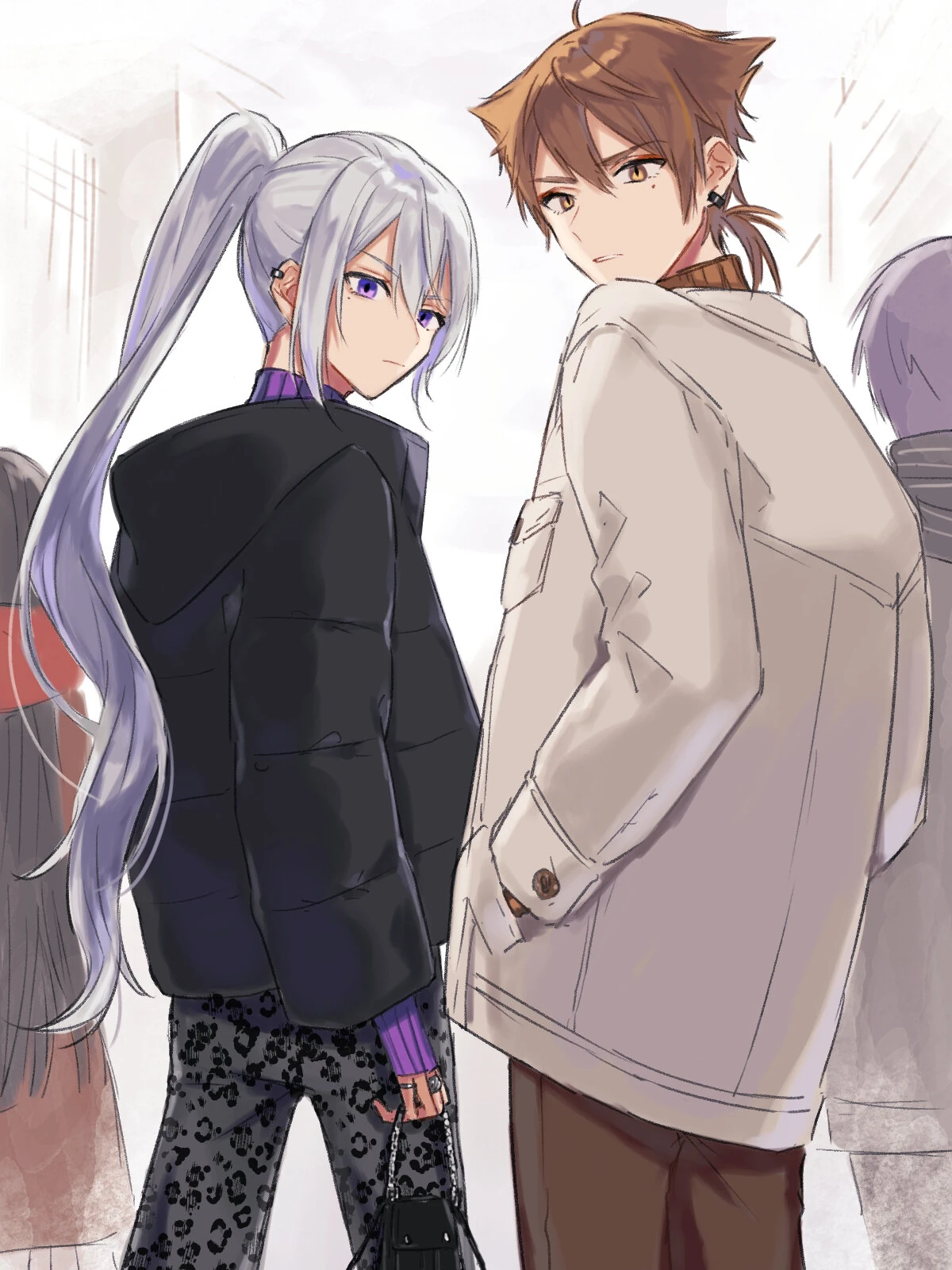 Higuchi Kaede and Fushimi Gaku<br>by Suwada