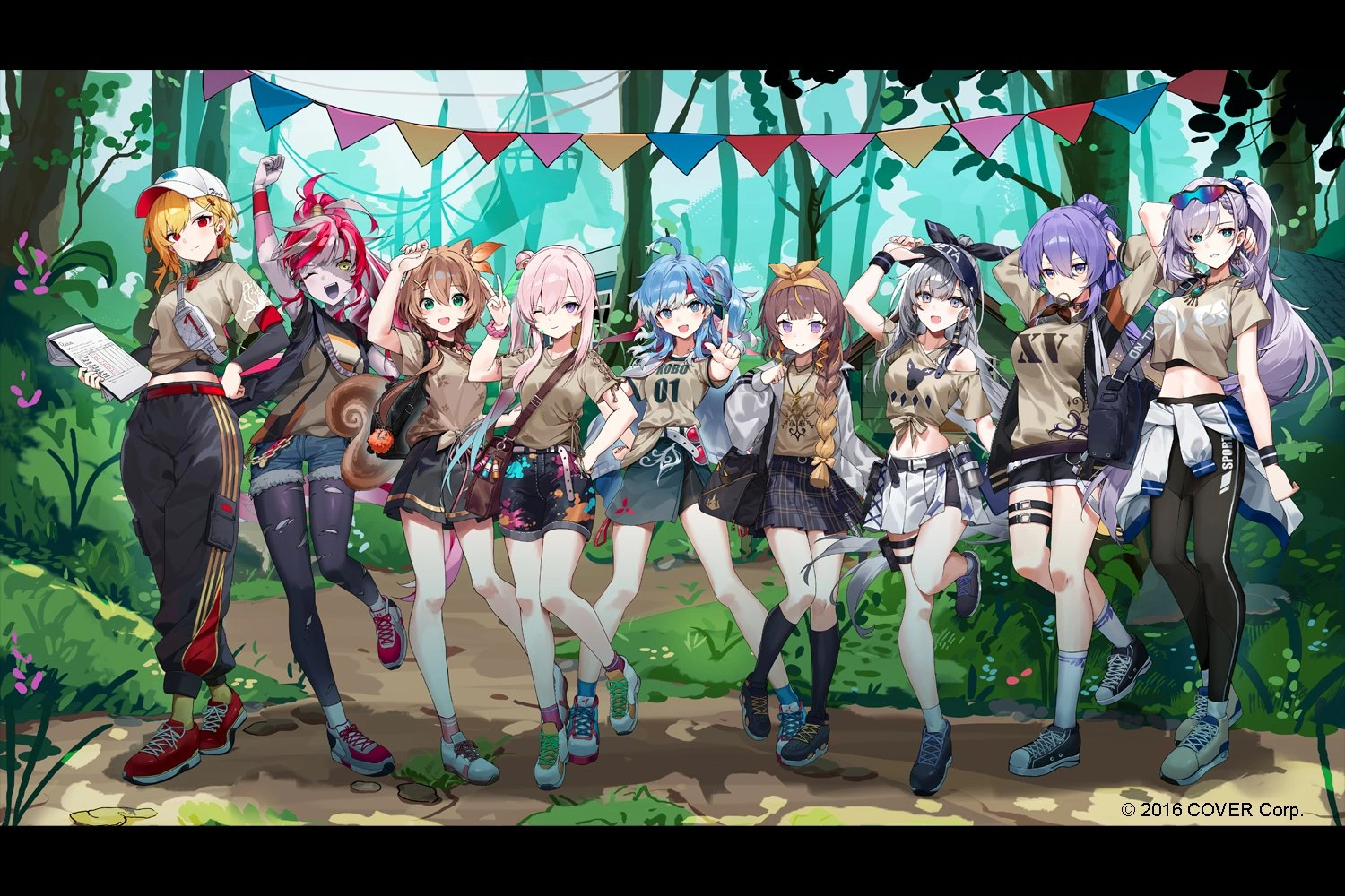 Hololive Indonesia 5th Anniversary Goods Illustration<br>by cahangonn