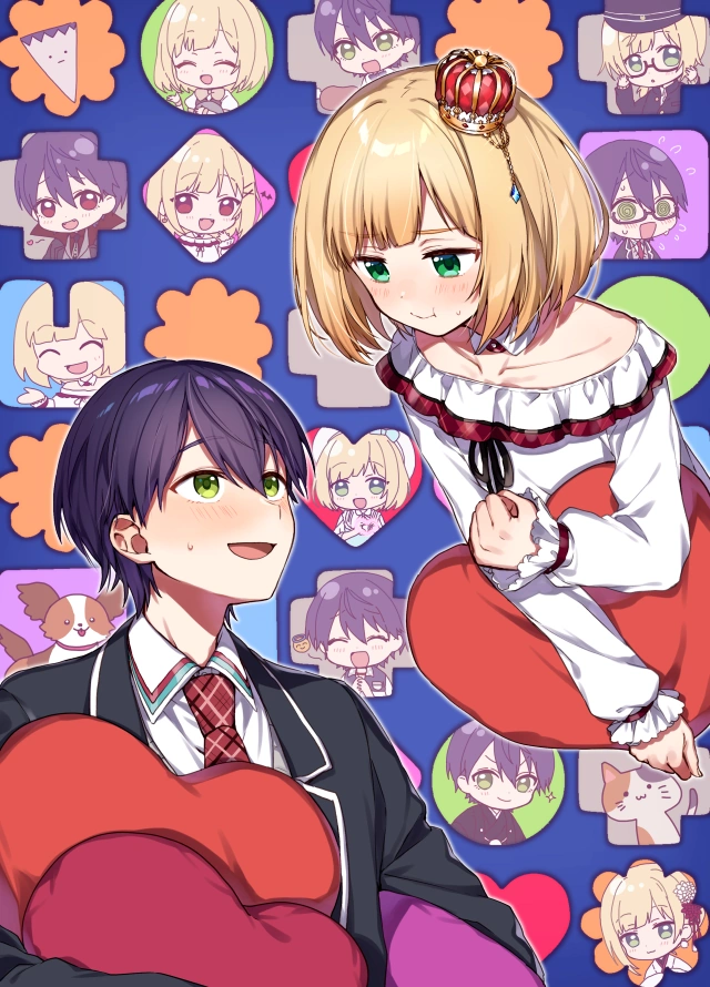 Kenmochi Toya & Suzuya Aki's Unofficial Anthology Contribution Illustration<br>by Yamabukiiro