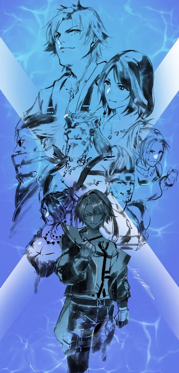 Final Fantasy X Illustration<br>by ikuyoan