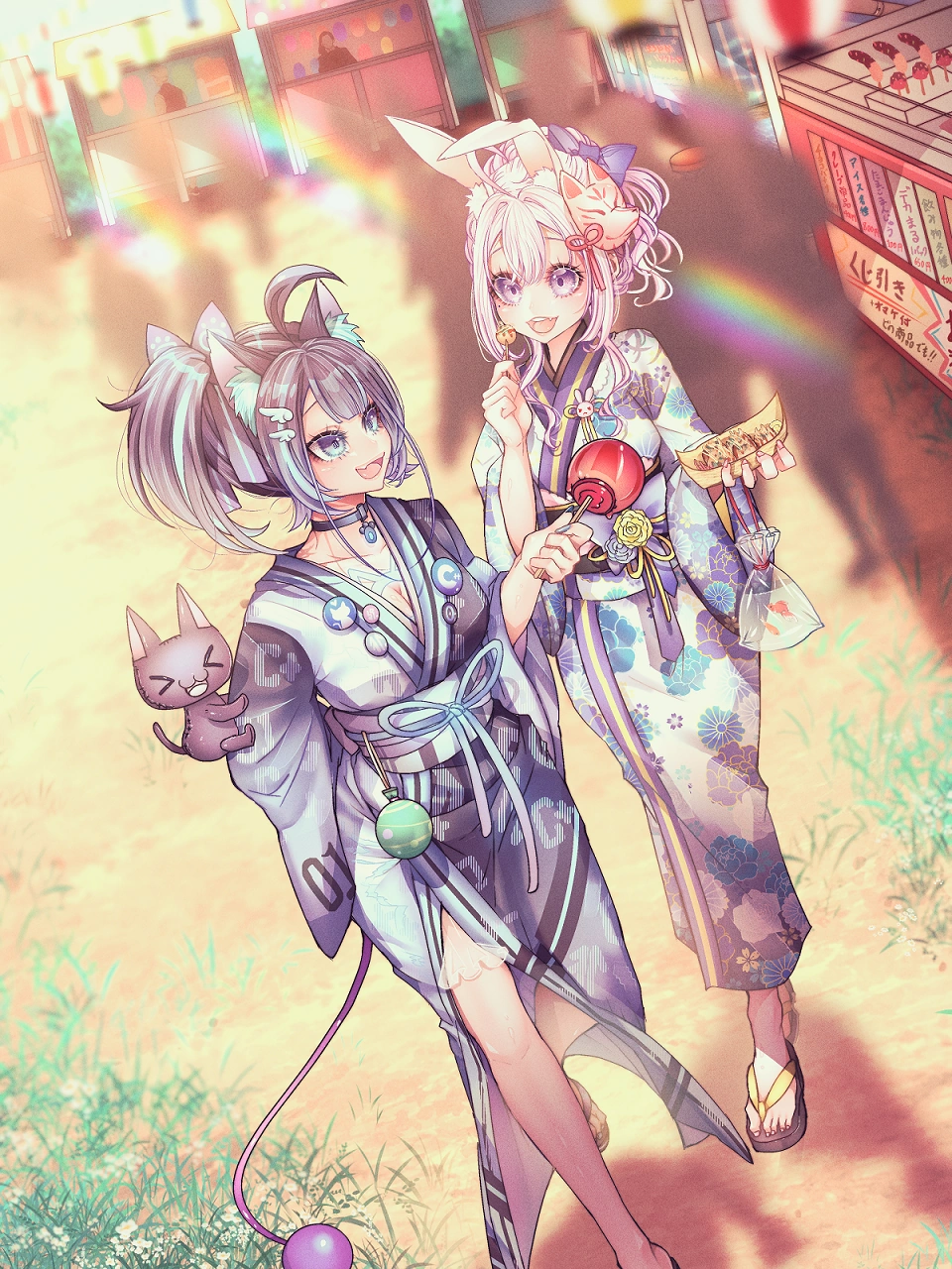 Cyan and Yume by gumiravi(JP) @gumi0gumi