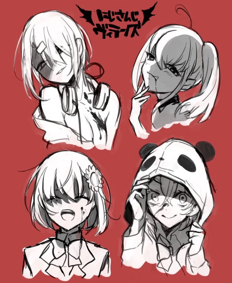 NIJISANJI Villains by Yamanawosuke