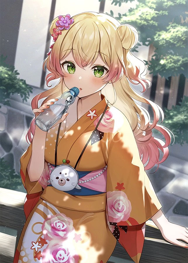Summer Fireworks Joint Magazine Contribution Illustration<br>by Momoshiki