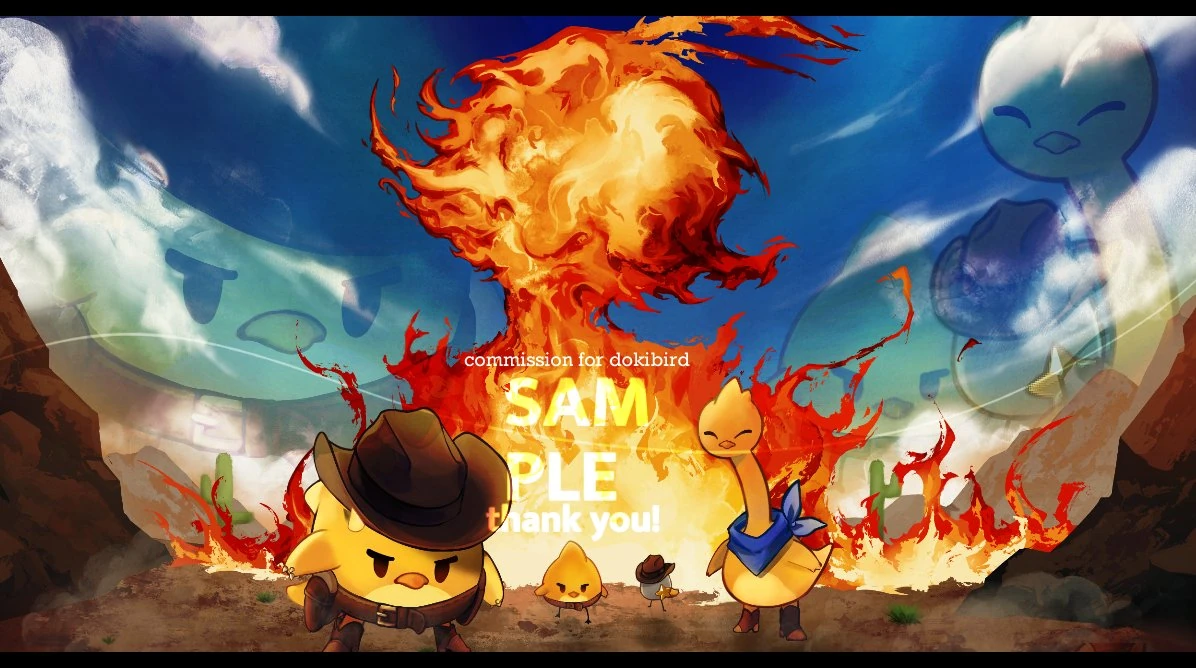 Bounty Hunter Debut Video Splash Art by poursuu