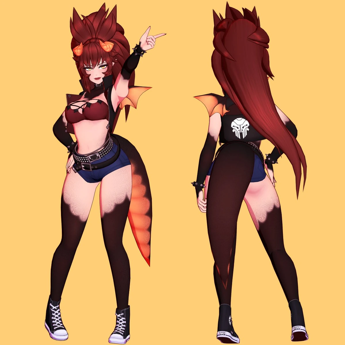 Dragon Zentreya ref sheet by jjinomu