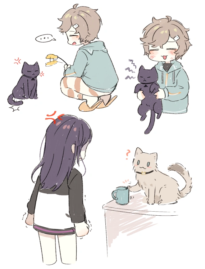 Ichinose Uruha and [[Kanae]] by [https://x.com/Mono_mon__/status/1166099205636538368 MONO MON]