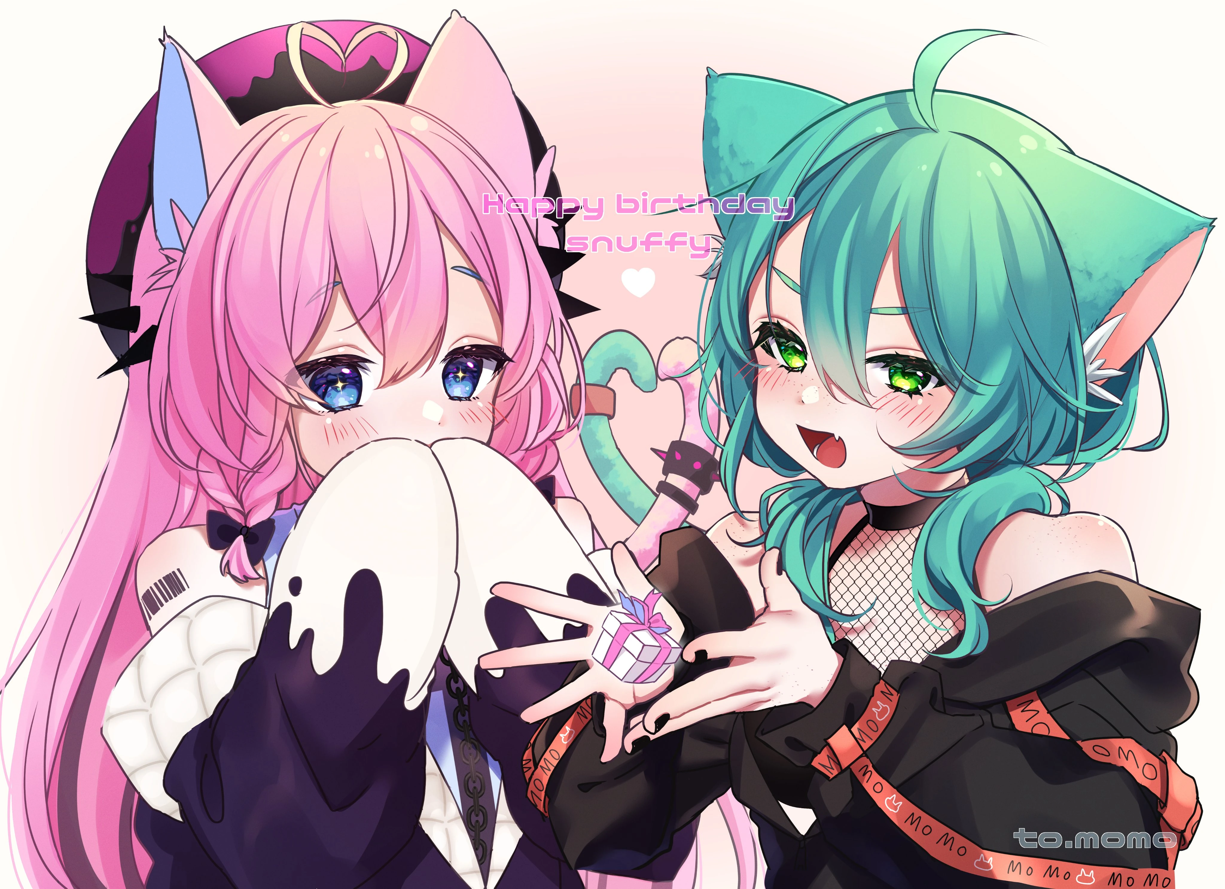 Snuffy and [[Momo]] birthday<br>(by [[Momo]])