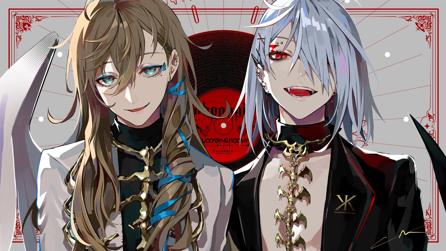 ChroNoiR's Bloody Groovy MV Illustration by LAM