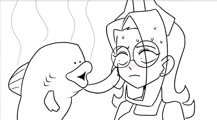 She hates fish
