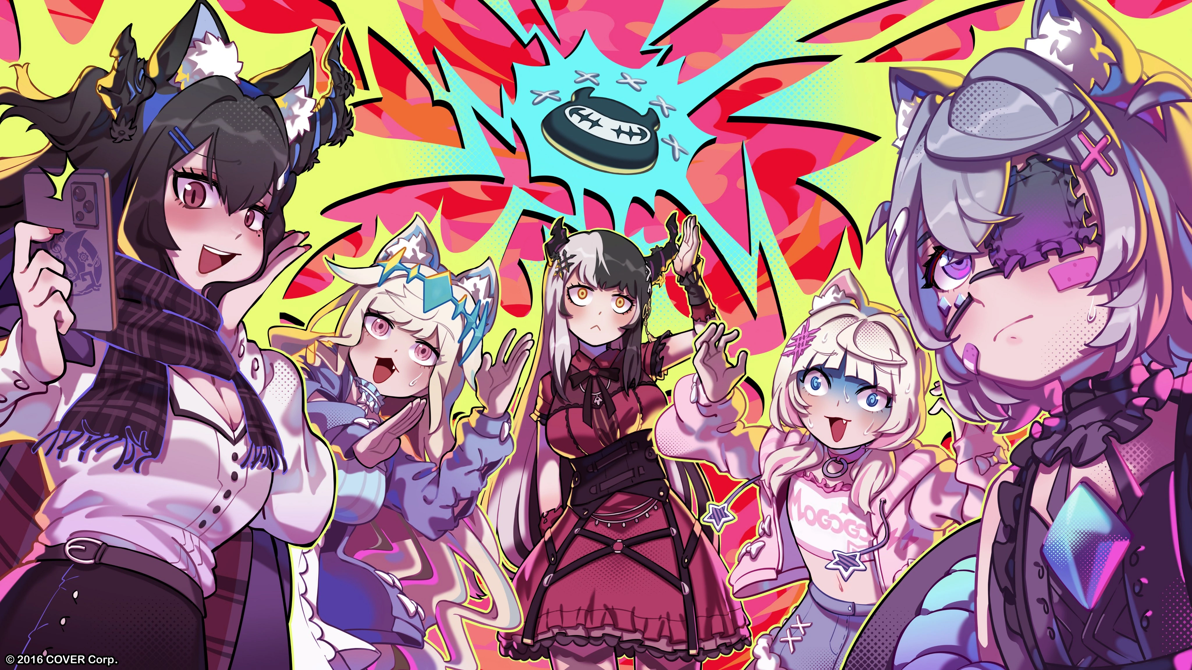 hololive English -Advent- Hairstyle Swap Illustration<br>by keenbiscuit