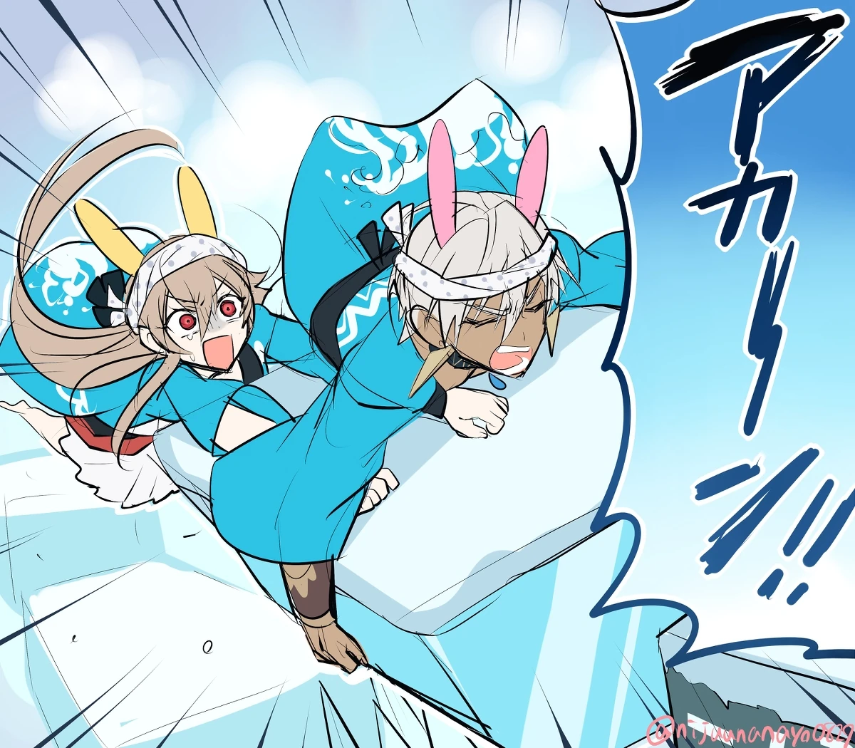 Ifu Super Bunny Man Illustration<br>by Ninahachi