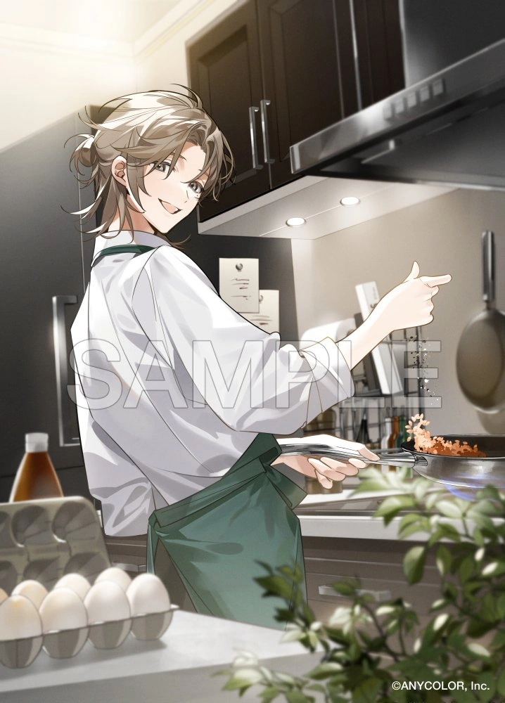 NIJISANJI Cooking Voice Illustration by yukko