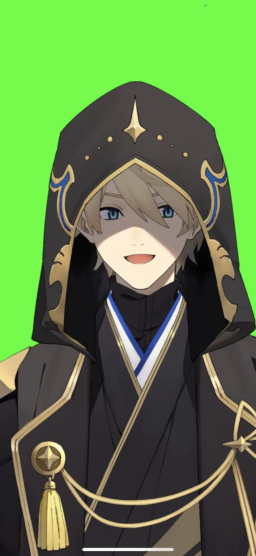 New year's outfit with hood