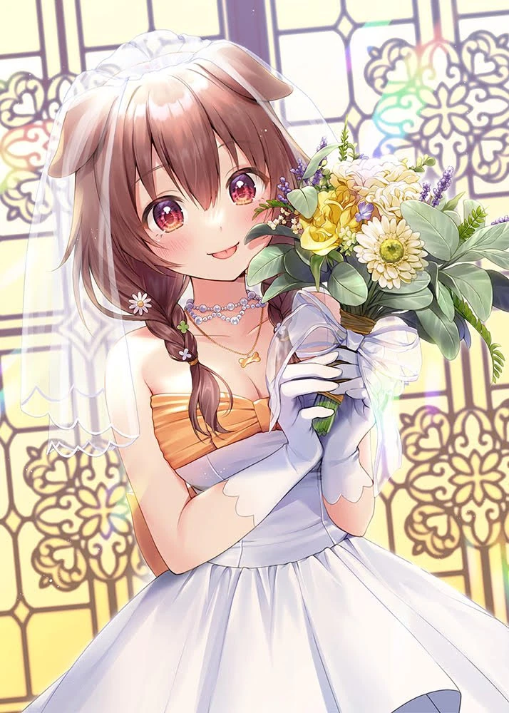JUNE BRIDE Joint Magazine Cover Illustration<br>by Momoshiki