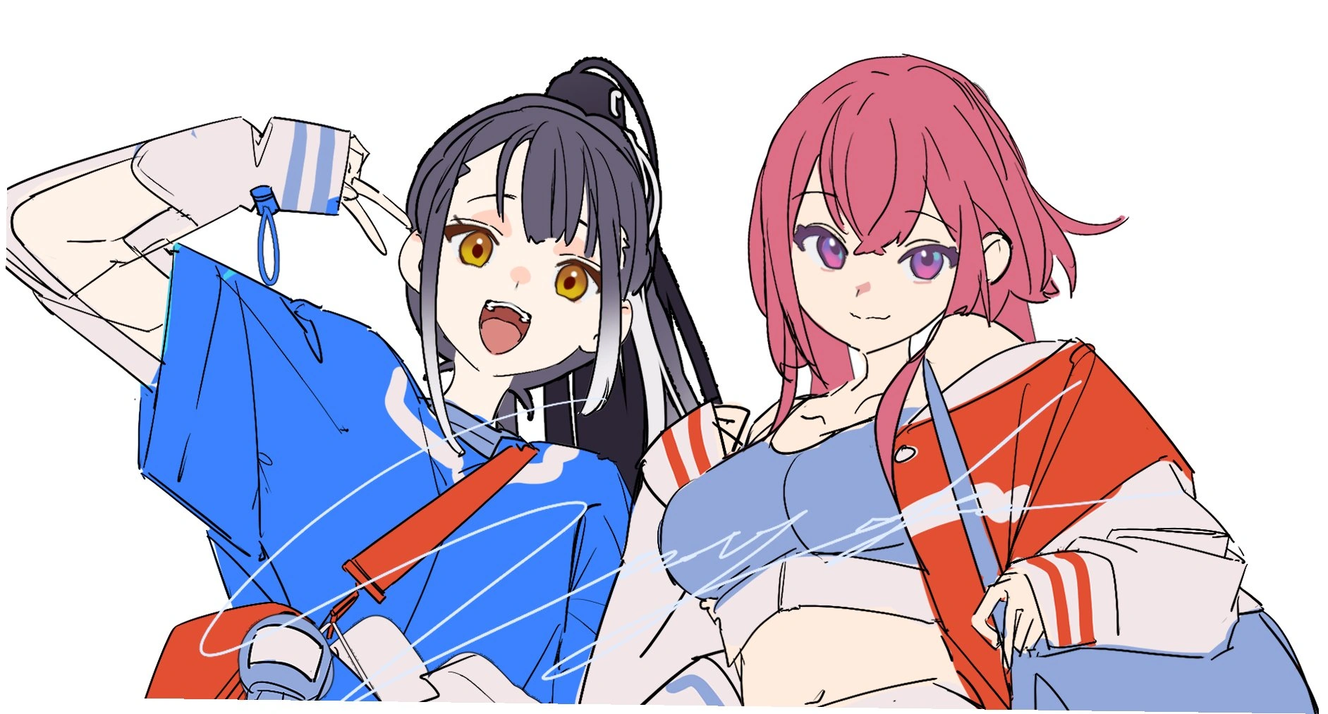 Yotsuha and Muyu by Nishiki Kope