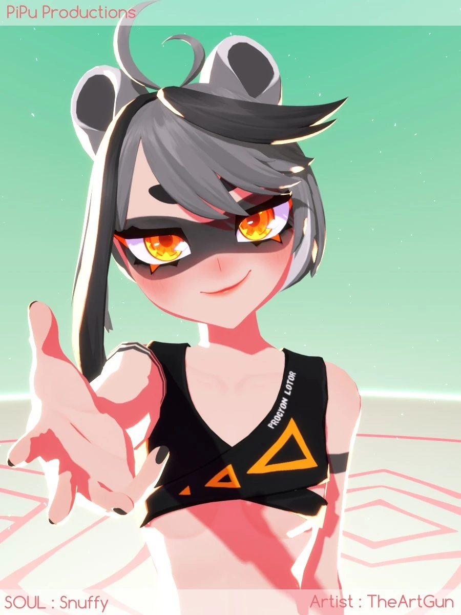 sporty Snuffy blushing by [https://mobile.twitter.com/PiPuProductions PiPu]