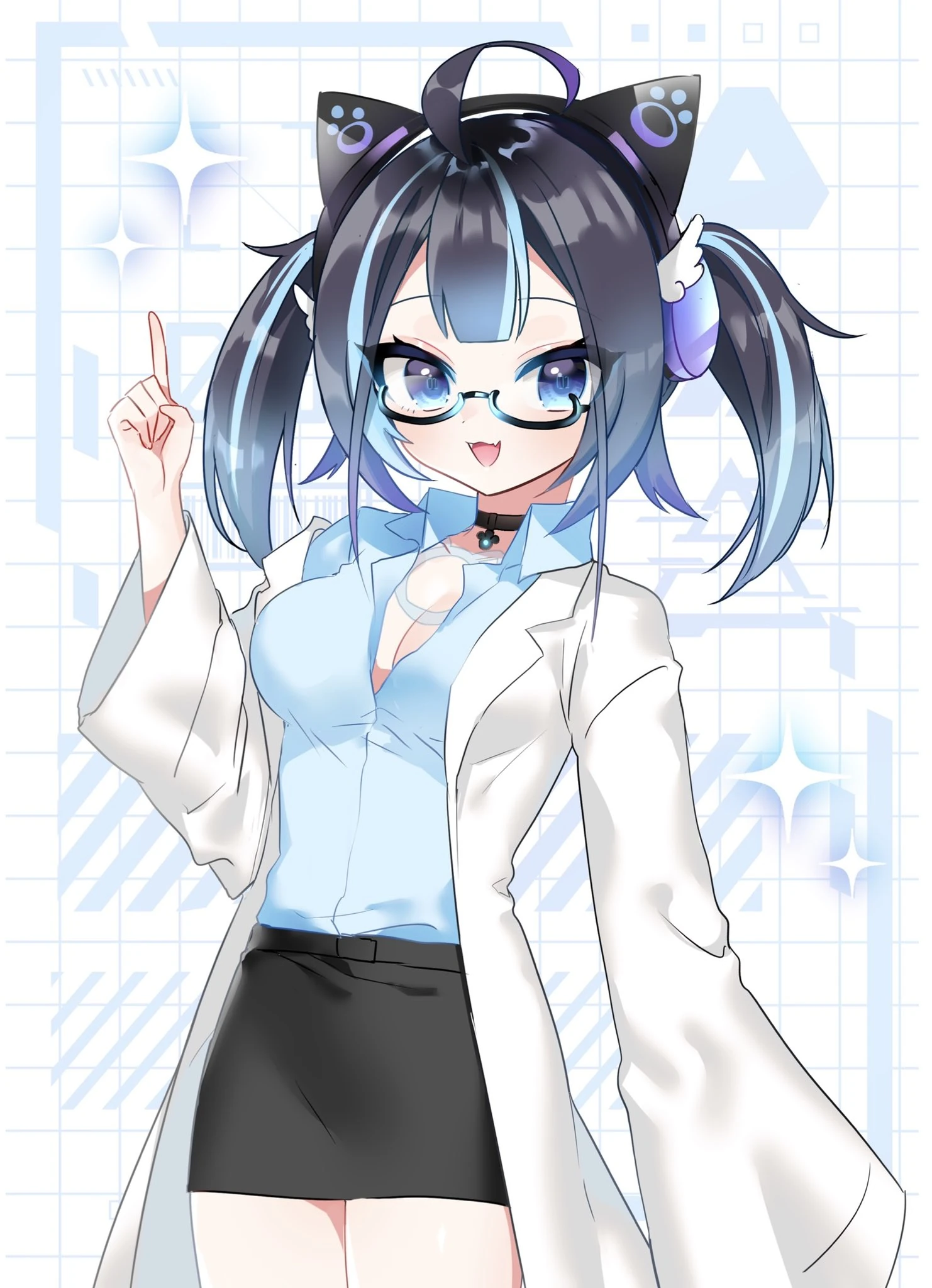 Cyan teacher by 十六あんな @dndntic