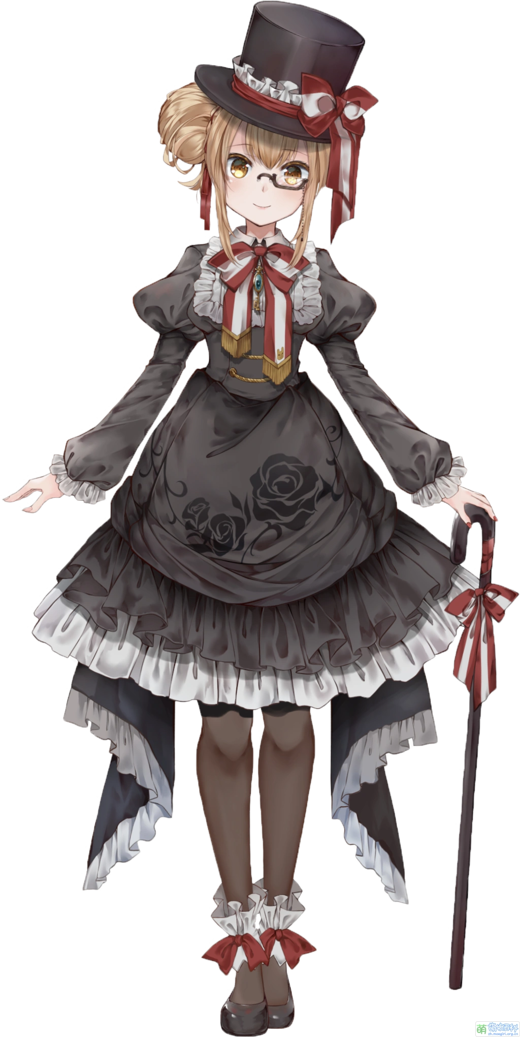 Full Body With Monocle Glass