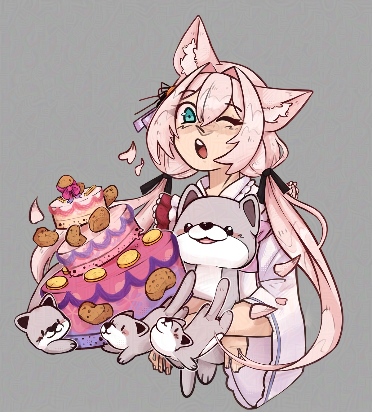 Malidoudou's fanart from @Mikenlos, paid commission