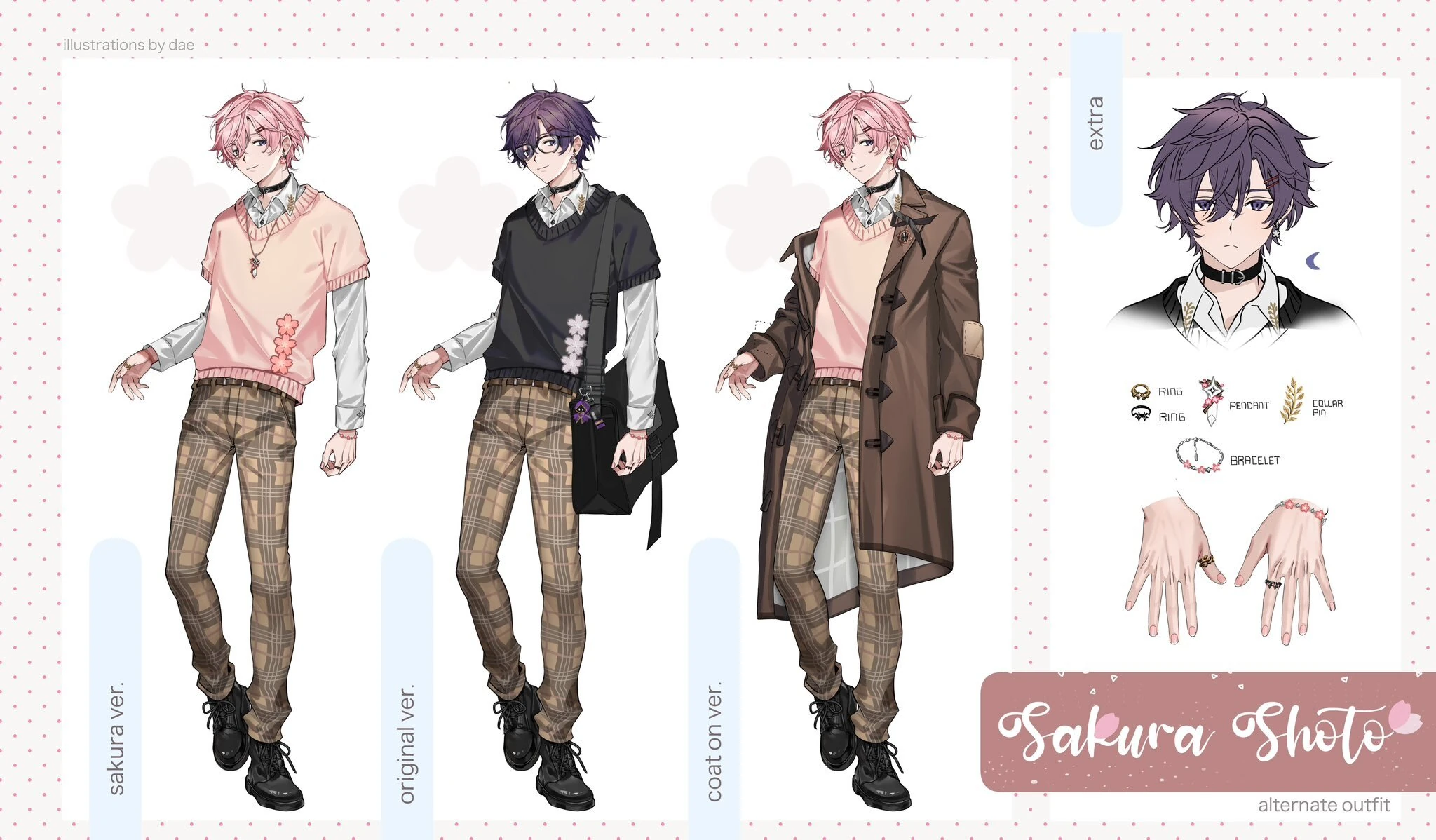 Spring Outfit Reference Sheet<br>by dae